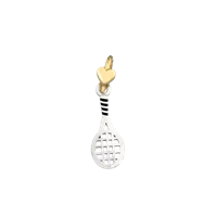 Charm Dodo Mariani in Argento S100K RACCHETTA TENNIS - S100K RACCHETTA TENNIS